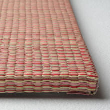 [82×82×1.5] すき間のできにくい置き畳 四季 単品1枚 レッド