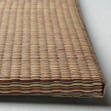 [65×65] 天然い草100％ すき間のできにくい小型置き畳 ブラウン