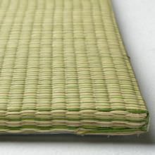 [65×65] 天然い草100％ すき間のできにくい小型置き畳 グリーン