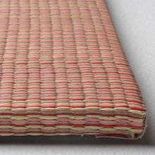 [65×65] 天然い草100％ すき間のできにくい小型置き畳 レッド
