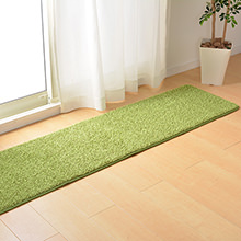 [45×240] 裸足で歩きたくなる リアル芝生風のやわらかキッチンマット