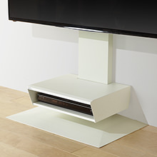 すっきりレイアウト 背面収納付壁よせTVスタンド V4・PRO対応 ボックス棚板