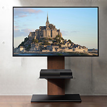 壁よせTVスタンド ロータイプ V2(2020モデル)+棚板レギュラーセット