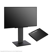 背面収納付壁よせTVスタンド ロータイプ V5+棚板レギュラーセット