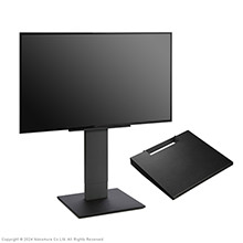 背面収納付壁よせTVスタンド ロータイプ V5+棚板ラージセット