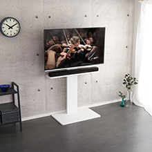 スタイリッシュな空間 壁寄せテレビスタンド サウンドバー 専用棚 (Mサイズ)