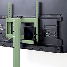心和む 北欧インテリア 八角テレビスタンド専用 ハードディスクホルダー単品
