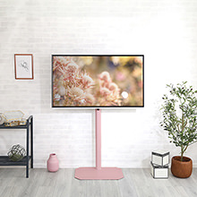 ワイドスイング機能 八角壁寄せテレビスタンド ハイタイプ