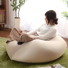 ずっと座っていたい 日本製キューブ型ビーズクッション (XLサイズ)
