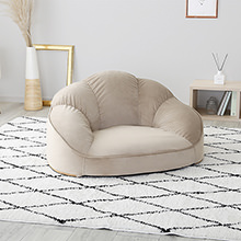 エレガントな 貝殻モチーフ 1人掛けソファ(ピンク)の詳細 | カヴァース