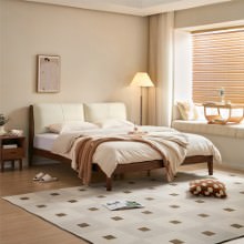 抗菌ナッパエコレザーベッド すのこタイプ 150×200cm (ワイドダブル)
