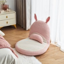 ふんわりやわらかなテクスチャー 角度調節リクライニングチェア Sサイズ
