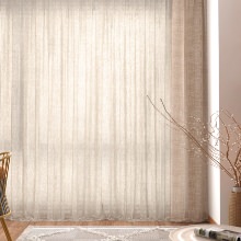 [幅100cm]素材感が柔らかい自然な印象 天然素材リネン100%カーテン 原色