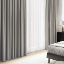 [幅200cm]洗練されたお部屋に ポリエステル織物遮光カーテン ベージュ