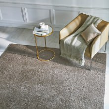 [50×50] 1人でも楽々敷ける シンプルソフトラグ ブラウン (6枚入り)