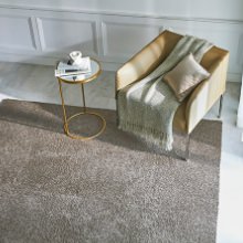 [50×50] 1人でも楽々敷ける シンプルソフトラグ ブラウン (8枚入り)