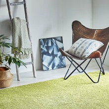 [50×50] 取り外し簡単 シンプルソフトラグ イエローグリーン (24枚入り)