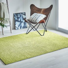 [50×50] 取り外し簡単 シンプルソフトラグ イエローグリーン (64枚入り)