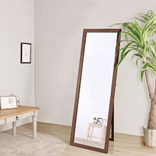 シンプルですっきりとした佇まい スタンドミラー 50x150cm ブラウン