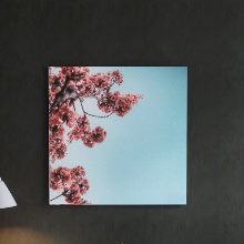新しいインテリアスタイルにチェンジ 花のアートパネル