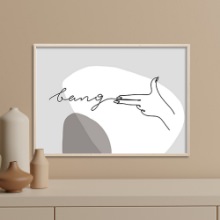 洗練されたデザインが落ち着きをお部屋に作る アートポスター
