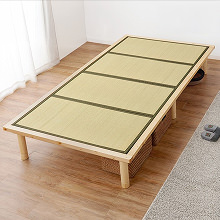 香成分のリラックス効果で心地よい眠りへ導く い草畳ベッド (シングル)