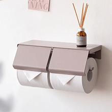 シンプルでナチュラルデザイン トイレットペーパーホルダー (シンプルスチールタイプ)