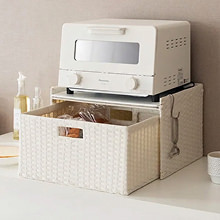 水に強く持ち運びやすい軽量樹脂ラタン製収納 ドロワーラック