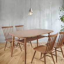 どんなお部屋にも馴染むシンプルデザイン 天然木ダイニング 5点セット