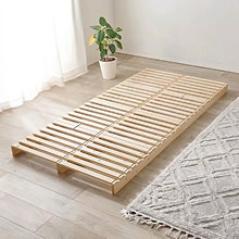 天然木パインの温もりを感じる パレットベッド (シングル)