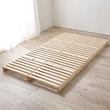 天然木パインの温もりを感じる パレットベッド (セミダブル)