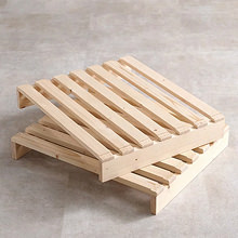 天然木パインの温もりを感じる パレットベッド専用 追加床板 2枚組・幅60cm