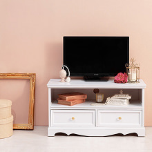 完成品で届いてすぐに使える クリスタル調取っ手デザイン テレビ台 幅80cm