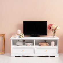 完成品で届いてすぐに使える クリスタル調取っ手デザイン テレビ台 幅110cm