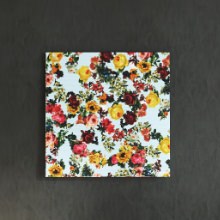 [30×30]華やかな花柄でお部屋に彩りを ロエンのアートパネル