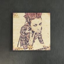 [30×30] おしゃれでアートな雰囲気を演出する hideのファブリックパネル