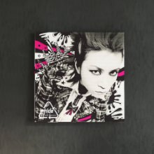 [30×30] ロック魂をこの一枚からも感じられる hideのファブリックパネル