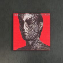 [30×30]クールな印象に変える ローリング・ストーンズのファブリックパネル