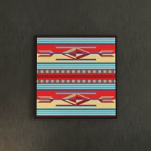 [30×30]個性溢れるデザイン 壁掛けインテリアにファブリックパネル/アート