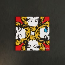 [30×30] 壁掛けインテリアにファブリックパネル/YOICHIRO A