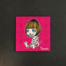 [30×30] 壁掛けインテリアなファブリックパネル/YOICHIRO F