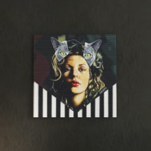 [30×30] 壁掛けインテリアなファブリックパネル/YOICHIRO G