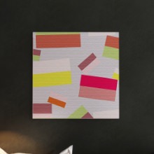 カラフルな色使いがワクワクを生む 子供部屋におすすめ/モダンなファブリックパネル