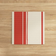 簡単にお部屋に上品さを加える リビングにぴったり/ストライプのファブリックパネル