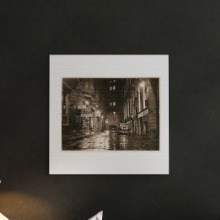 異国情緒を感じられる セピア写真のインテリアパネル
