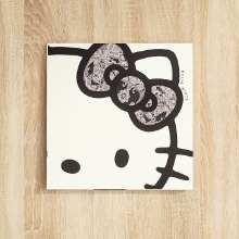 [30×30] シンプルでおしゃれな 【ハローキティ】キティちゃんのアートパネル