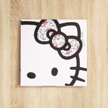 30×30] レトロ可愛い 【ハローキティ】キティちゃんの壁掛け