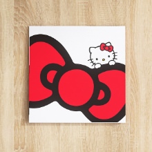 30×30] レトロ可愛い 【ハローキティ】キティちゃんの壁掛け