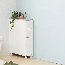 おしゃれなアンティーク調で空間に上品な雰囲気を添える 薄型収納 トイレラック