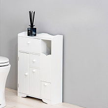 スリムな奥行で圧迫感を抑えつつ収納力を確保した トイレラック 幅45cm